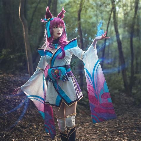 LOL Spirit Blossom Ahri Cosplay Costume For Sale