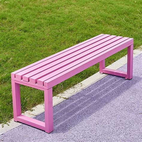 Outdoor Bench Patio Garden Bench, Anti- Rust Cast Aluminum Patio Bench, Loveseat for Outdoor ...