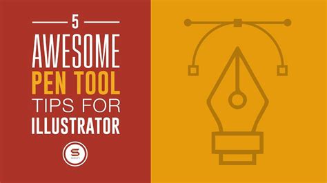 Illustrator Pen Tool Tutorial - 5 AWESOME Pen Tool Tips For Adobe Illust... Illustrator ...