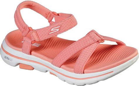 Women's Skechers GOwalk 5 Jet Set Walking Sandal | Shoes.com