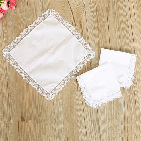 Aliexpress.com : Buy Vintage Cotton Women Hankies Embroidered Butterfly Lace Flower Hanky Floral ...