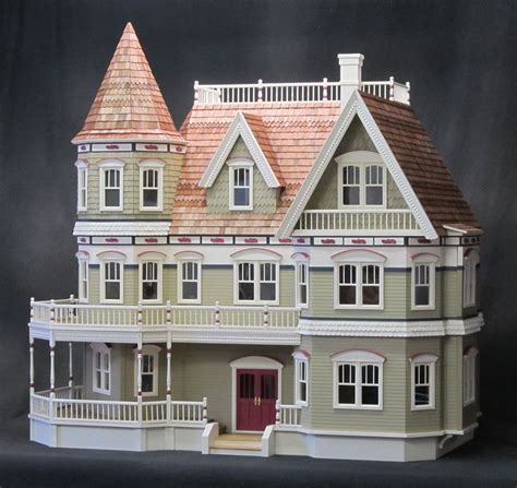 Queen Anne Dollhouse Kit | Dollhouse kits, Real good toys, Wooden dollhouse