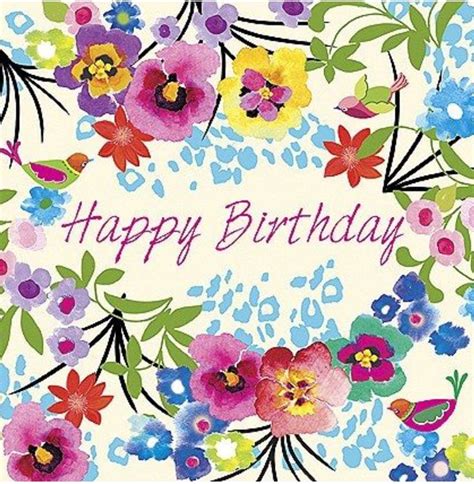 Birthday Quotes : Happy birthday pretty flowers – OMG Quotes | Your daily dose of Motivation ...