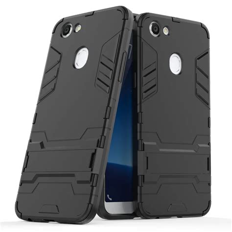 Dual Layer Hybrid Armor Case For Oppo A73/F5 With Kickstand Anti Shock Impact Resistant Fundas ...