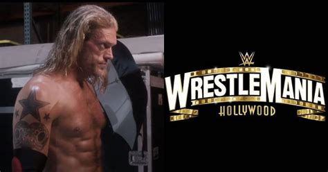 Edge's WrestleMania 37 match and opponent have already been reportedly ...