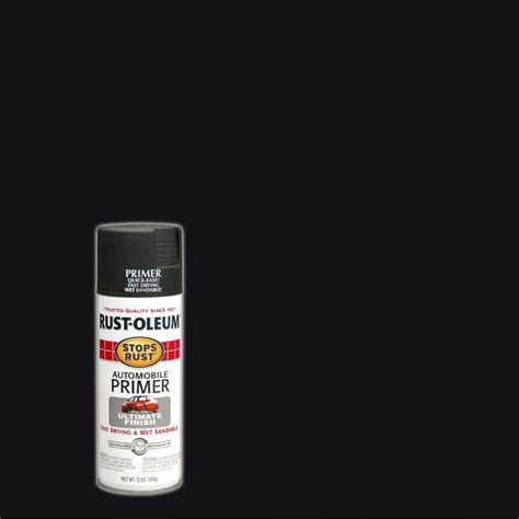 Rust-Oleum Stops Rust 12 oz. Flat Dark Gray Automotive Primer Spray-2089830 - The Home Depot