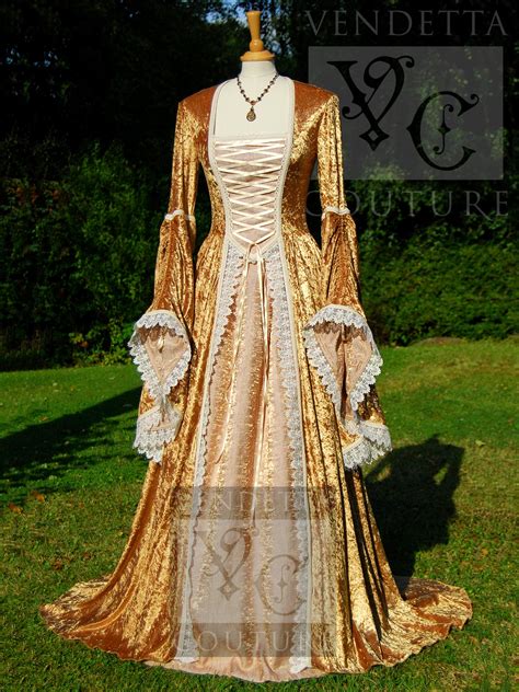 Gold Medieval Dress