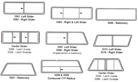 Hehr 3500 Camper Shell Window - Instant Quote - RV Windows