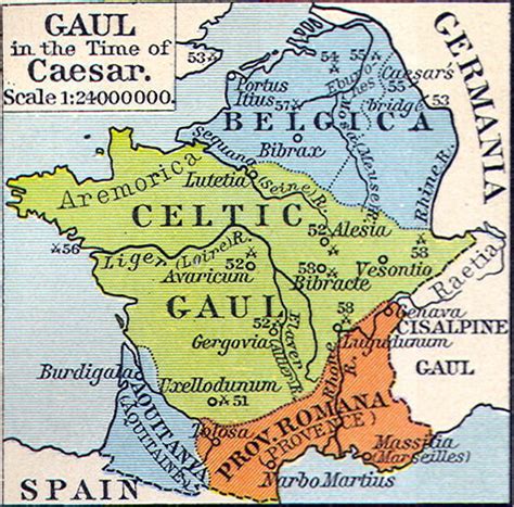 Here's no great matter: Caesar's Conquest of Gaul.