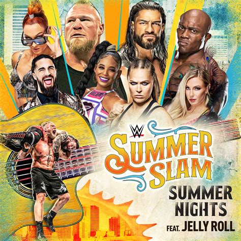 ‎WWE: Summer Nights (SummerSlam) [Feat. Jelly Roll] - Single by def ...