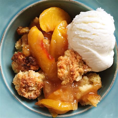 Brown Sugar Peach Cobbler | cook on a whim