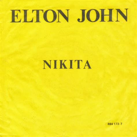 Elton John – Nikita (1985, Vinyl) - Discogs