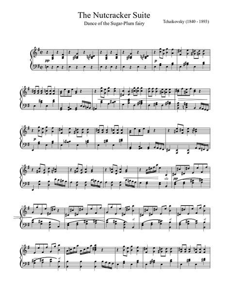 The Nutcracker Suite Sheet music for Piano (Solo) | Musescore.com