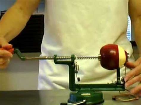 How to use Apple Peeler-slicer-corer - YouTube