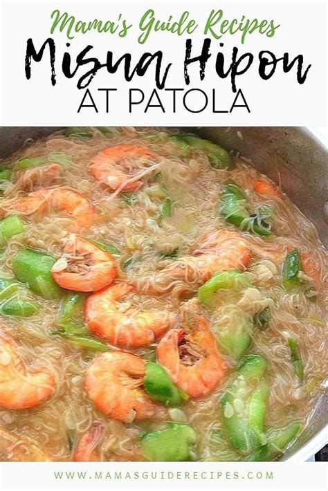 Misua, Hipon at Patola | Recipes, Misua recipe, Filipino recipes