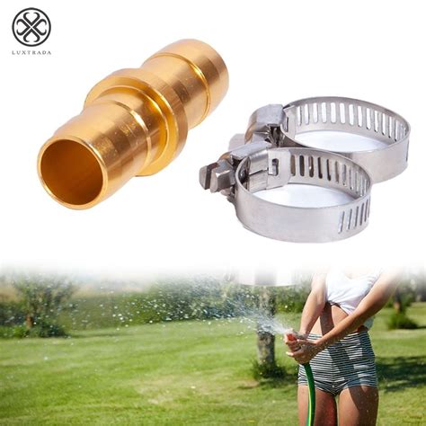 Luxtrada Garden Hose Repair Mender Kit Hose Connector 3/4 5/8" Male Female Connector Set ...