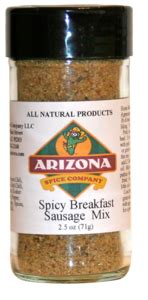 Breakfast Sausage Seasoning Mix - Spicy - Arizona Salsa and Spice Company