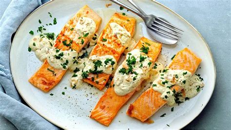 Seared Salmon in Creamy Mustard Sauce | Giant Food