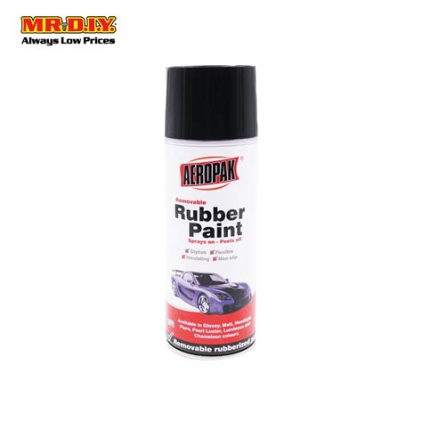 AEROPAK Rubber Paint - Matt Black (400ml) | Shopee Malaysia