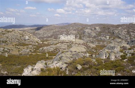 Serra da Estrela landscape lagoons route, in Portugal Stock Video ...