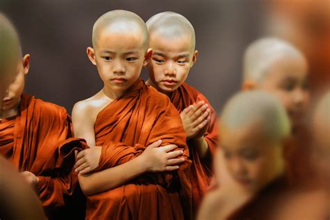 Budismo Theravada Noviços Samanera · Foto gratuita no Pixabay