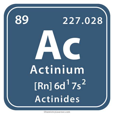 Actinium Facts, Symbol, Discovery, Properties, Uses