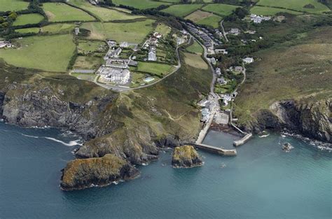 Mullion Cove in Cornwall UK aerial image | Aerial images, Aerial, Cove