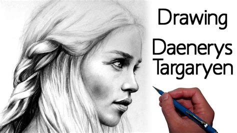 Graphite Pencil Daenerys Targaryen Drawing etna.com.pe