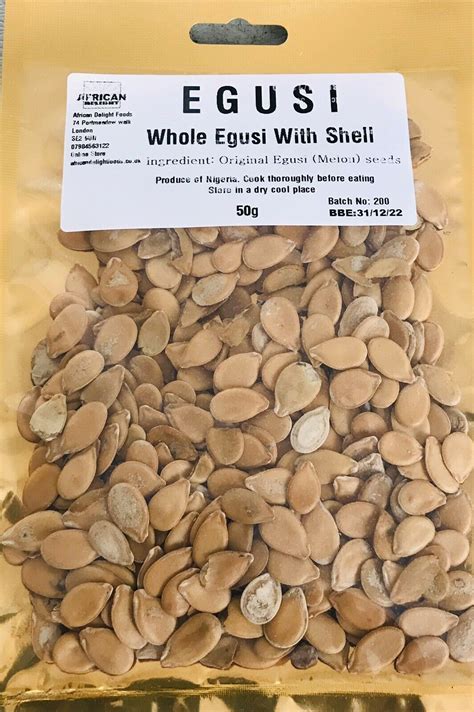 WHOLE EGUSI WITH SHELL – Planting Melon Seeds & for Cooking Authentic ...