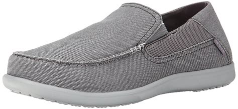 Crocs Mens santa cruz Low Top Slip On Fashion, Charcoal/Light Grey, Size 12.0 sT | eBay