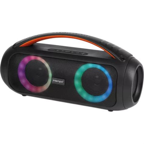 BLUETOOTH BOOMBOX SPEAKER LED Colour Changing Lights Portable Handle Intempo £36.50 - PicClick UK