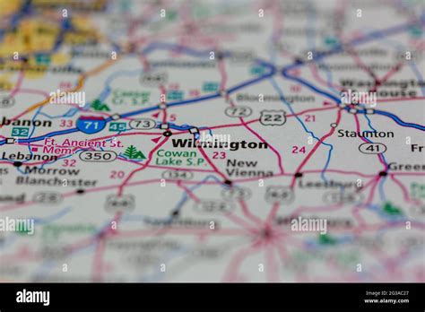 Mapa de wilmington ohio fotografías e imágenes de alta resolución - Alamy