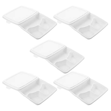 10pcs To Go Box Disposable Takeout Box Paper Food Container Packaging Boxes To Go Container ...