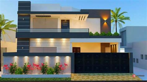 House Front Design Indian Style Images | House outer design, Front wall design, House design