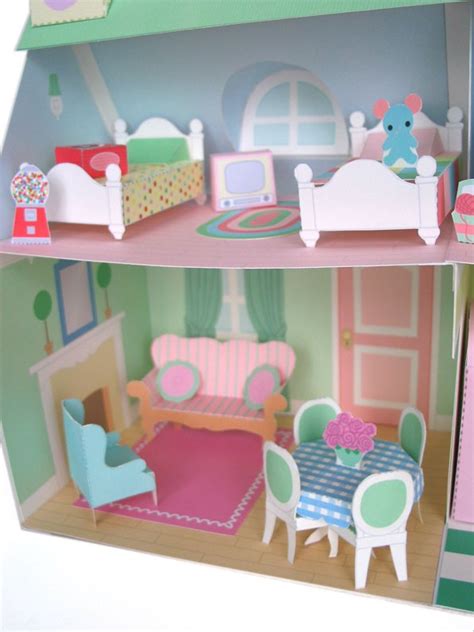 Paper Dollhouse Furniture Templates