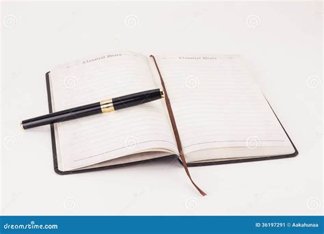 Notebook and a pen stock image. Image of notebook, supplies - 36197291