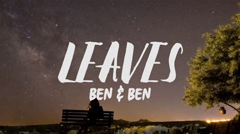 Ben & Ben - Leaves (Lyrics) - YouTube