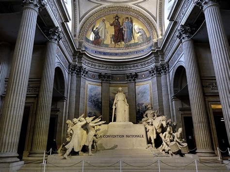 Architectural Artwork And Statues In The Pantheon In Paris France by ...