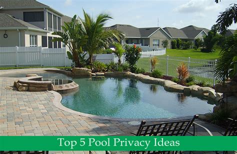 Top 5 Pool Privacy Ideas