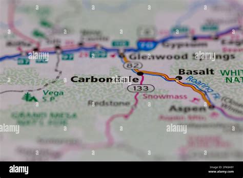 Carbondale colorado map hi-res stock photography and images - Alamy