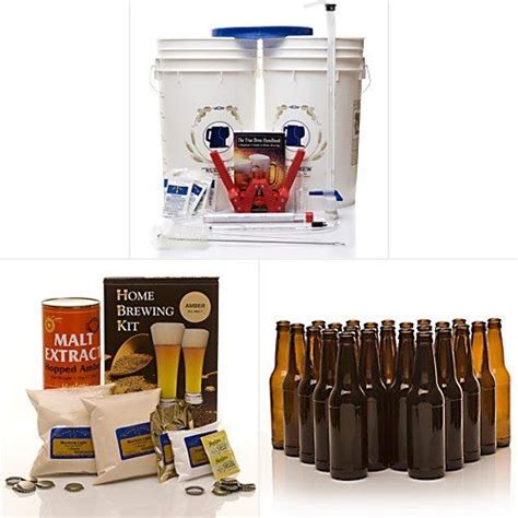 New Brewers Complete Homebrew Beer Making Kit by Monster Brew $121.00 | Beer making kits, Home ...