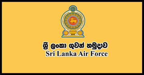 Officer Vacancies - Sri Lanka Air Force - Onlinejobs.lk