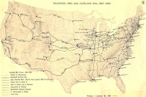 Railroads, 1860, and Overland Mail, 1860-1869 | Flickr - Photo Sharing!