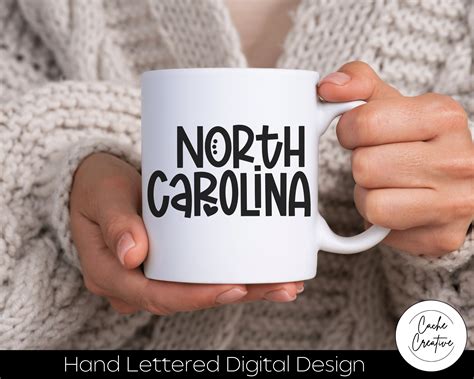 North Carolina NC State Svg INSTANT DOWNLOAD Dxf Svg Eps - Etsy