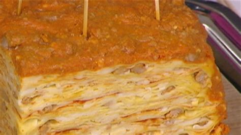 Try Lidia’s homemade lasagna with meat sauce | Lidia's recipes ...