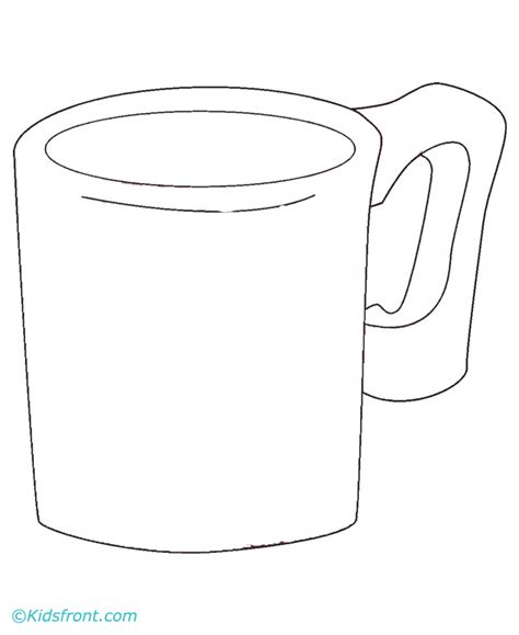 Cups coloring pages download and print for free