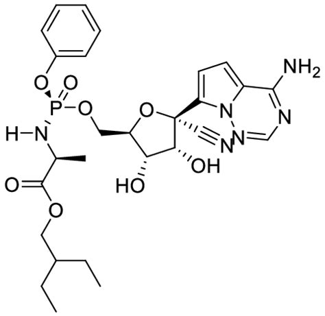 Chemical structure of remdesivir. | Download Scientific Diagram