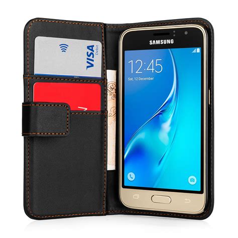 Yousave Accessories Samsung Galaxy J1 (2016) Leather-Ef