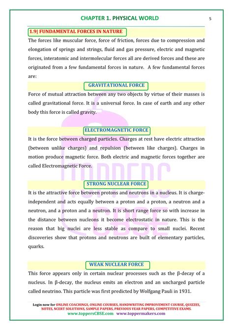 CBSE Class 11 Physics Notes with Derivations | Toppers CBSE