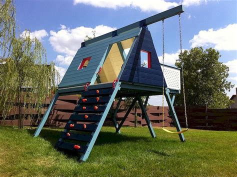 68 Creative Small Backyard Playground Landscaping Ideas | Backyard play ...